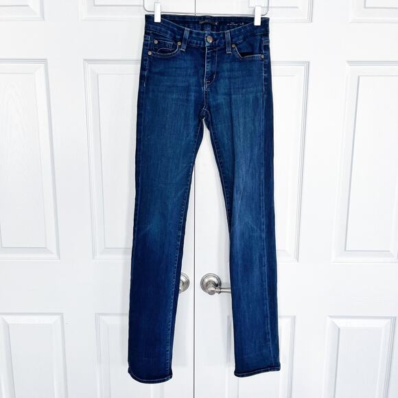 Fidelity Denim Rev Mid Rise Straight Jeans in Imperial Blue - Picture 1 of 8